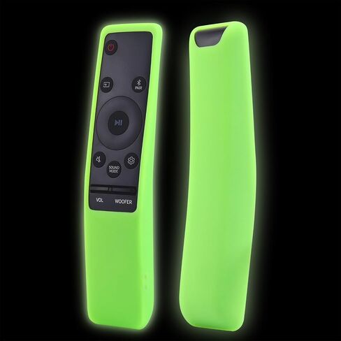 Cover for Samsung BN59-1266A AH59-02767A Soundbar / Q90 Q80 Q70 Q60 TV Remote Cover Silicone Protective Skin, Glow Green in Kuwait