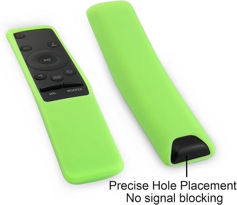 Cover for Samsung BN59-1266A AH59-02767A Soundbar / Q90 Q80 Q70 Q60 TV Remote Cover Silicone Protective Skin, Glow Green in Kuwait