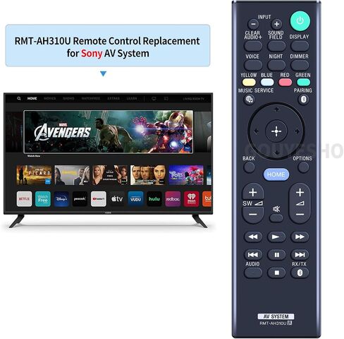 RMT-AH310U Replacement Remote Control Applicable for Sony Soundbar HT-CT800 HT-MT500 HT-ST5000 SA-CT800 SA-MT500 SA-ST5000 HTCT800 HTMT500 HTST5000 SACT800 SAMT500 SAST5000 in Saudi Arabia