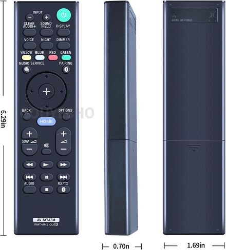 RMT-AH310U Replacement Remote Control Applicable for Sony Soundbar HT-CT800 HT-MT500 HT-ST5000 SA-CT800 SA-MT500 SA-ST5000 HTCT800 HTMT500 HTST5000 SACT800 SAMT500 SAST5000 in Saudi Arabia