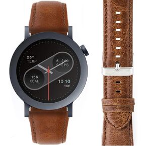 Compatible with CMF Watch Pro 2 Band, Crazy Leather Replacement Smartwatch Strap Wristband Compatible for CMF Watch Pro, Watch Pro 2 Smartwatch