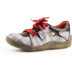 TMA EYES Women's Sneaker Genuine Leather Flat Shoes for Outdoor Sports Casual Shoes