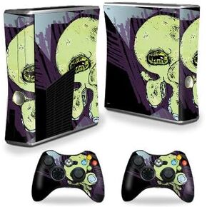 MightySkins Skin Compatible with Xbox 360 S Console - Face Tiles | Protective, Durable, and Unique Vinyl Decal wrap Cover | Easy to Apply, Remove, and Change Styles | Made in The USA