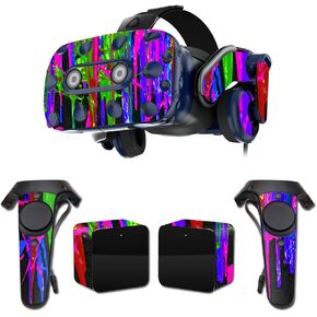 MightySkins Skin Compatible with HTC Vive Pro VR Headset - Drips | Protective, Durable, and Unique Vinyl Decal wrap Cover | Easy to Apply, Remove, and Change Styles | Made in The USA