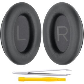 Replacement Ear Pads for Bose QuietComfort 45 (QC45)/QuietComfort SE (QC SE)/New QuietComfort Wireless Over Ear Headphones, Earpads Cushions with Softer Leather and Thicker Memory Foam