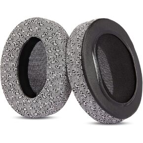 Premium Earpads Cushions Replacement Compatible with Sony MDR 7506 MDR V6 Corsair HS50 HS60 HS70 Pro Gaming Headset Ear Pads with Softer Protein Leather/Memory Foam