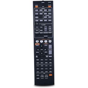 Replaced Remote Control Compatible for Yamaha RX-V371BL YHT-493 HTR-3064 YHT-593BL RX-V473 YHT-697 HTR-5063BL HTR-5066 RXV367BL YHT393BL HTR2064SZ YHT591 RXV467BL Audio Video AV Receiver