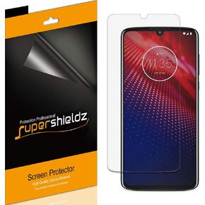 Supershieldz (6 Pack) Designed for Motorola Moto Z4 Screen Protector, High Definition Clear Shield (PET)
