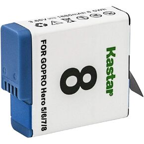 Kastar 4-Pack AHDBT-801 Battery Replacement for GoPro HERO8 HERO 8, AHDBT-801, AHBBP-801, HERO7 HERO 7, AHDBT-701, AHBBP-701, HERO6 HERO 6, AHDBT-601, AHBBP-601, HERO5 HERO 5, AHDBT-501, AHBBP-501