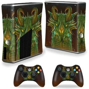 MightySkins Skin Compatible with Xbox 360 S Console - Silver Warrior | Protective, Durable, and Unique Vinyl Decal wrap Cover | Easy to Apply, Remove, and Change Styles | Made in The USA