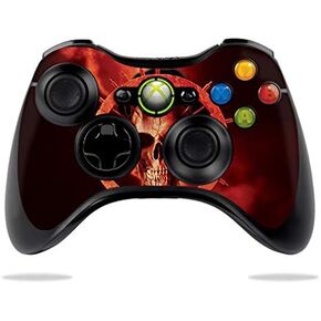 MightySkins Skin Compatible with Microsoft Xbox 360 Controller - Blood Ring | Protective, Durable, and Unique Vinyl Decal wrap Cover | Easy to Apply, Remove, and Change Styles | Made in The USA