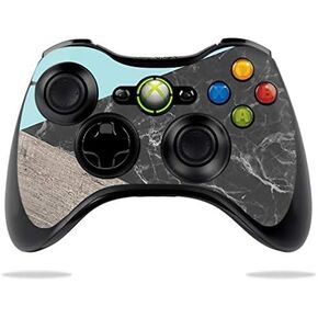 MightySkins Skin Compatible with Microsoft Xbox 360 Controller - Wood and Marble | Protective, Durable, and Unique Vinyl Decal wrap Cover | Easy to Apply, Remove, and Change Styles | Made in The USA