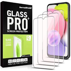 [3-Pack] Screen Protector for Samsung Galaxy A03S/ A03 Tempered Glass, 9H Hardness, Bubble Free, Easy to Install