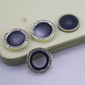 BONVAN لهاتف Samsung Galaxy S24 Ultra واقي عدسة الكاميرا اللامع اللامع والكريستال المعدني والزجاج المقسى وغطاء العدسة بأحجار الراين اللامعة (ملون، S24 Ultra) in Saudi Arabia