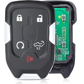 Yewong Keyless Entry Remote Control Smart Car Key Fob Replacement for Chevy Chevrolet Silverado GMC Sierra 2019 2020 HYQ1EA 13529632 433MHz 5Buttons