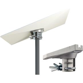 CEKAY Starlink Mounting Kit – Sturdy Pole Mount with Adapter for Gen3/V3 Standard Dish – Adjustable J-Pole Mast for Wall, Eave, or Roof (Includes 51" Pole and Adapter)