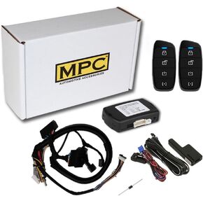 MPC Factory Remote Activated Remote Start Kit with Keyless Entry for 2012-2015 Ford Focus - Plug & Play - Firmware Preloaded