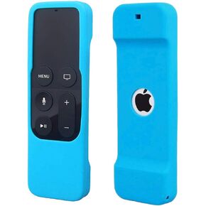 Remote Case Compatible with Apple TV 4K 4th 5th Generation, HJYuan Shock Proof Silicone Remote Cover Case Compatible with Apple TV 4th 5th Gen Siri Remote Controller - Black