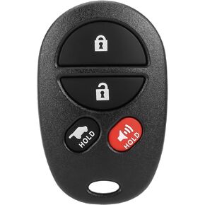 Key Fob Replacement Keyless Entry Remote Control Compatible with Toyota Solara Avalon Sienna Sequoia Highlander 2004 2005 2006 2007 2008 2009 (GQ43VT20T)