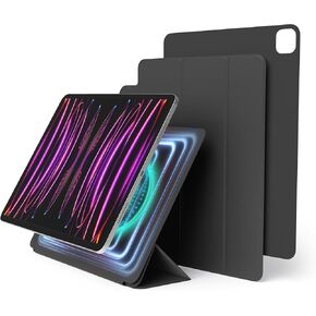 elago Case for iPad Pro 12.9 6th, 5th,4th Generation and iPad Air 13 (M2) -iPad Case with Magnetic Attachment to Metal Materials,Compatible with Apple iPad Pencil and elago’s Pencil case (Dark Grey)