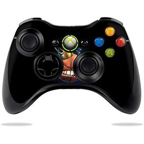 MightySkins Skin Compatible with Microsoft Xbox 360 Controller - Basketball King | Protective, Durable, and Unique Vinyl Decal wrap Cover | Easy to Apply, Remove, and Change Styles | Made in The USA