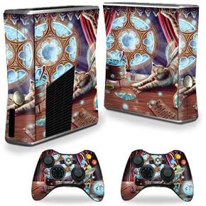 MightySkins Skin Compatible with Xbox 360 S Console - Cauldron Cat | Protective, Durable, and Unique Vinyl Decal wrap Cover | Easy to Apply, Remove, and Change Styles | Made in The USA
