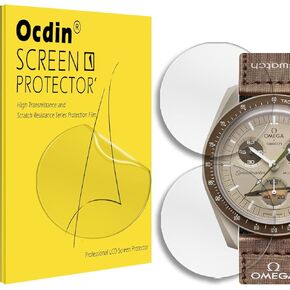 Screen Protector for Omega x Swatch Speedmaster Moonswatch, Hydrogel TPU Soft Film for Acrylic Crystal (2)