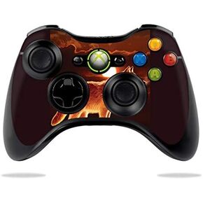 MightySkins Skin Compatible with Microsoft Xbox 360 Controller - Sunset Wolf | Protective, Durable, and Unique Vinyl Decal wrap Cover | Easy to Apply, Remove, and Change Styles | Made in The USA