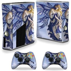 MightySkins Skin Compatible with Xbox 360 S Console - Blue Dreams | Protective, Durable, and Unique Vinyl Decal wrap Cover | Easy to Apply, Remove, and Change Styles | Made in The USA