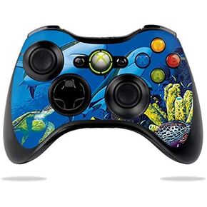 MightySkins Skin Compatible with Microsoft Xbox 360 Controller - Shark Buddies | Protective, Durable, and Unique Vinyl Decal wrap Cover | Easy to Apply, Remove, and Change Styles | Made in The USA