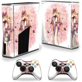MightySkins Skin Compatible with Xbox 360 S Console - Littlest Fairy | Protective, Durable, and Unique Vinyl Decal wrap Cover | Easy to Apply, Remove, and Change Styles | Made in The USA