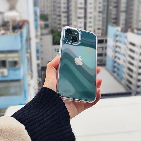 JJGoo Compatible with iPhone 13 Mini Case Clear Soft Transparent Shockproof Protective Slim Thin Bumper Phone Cover for iPhone 13 Mini - 5.4 inch in Kuwait