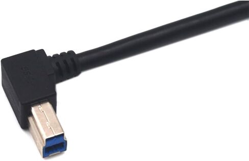 0.3 Meter USB Type B 2.0 Mount Cable, USB B Male to Female Flush Panel Mount Extension Cord for Car Truck Boat Motorcycle Dashboard, Sync Printing and Data Transferring (USB B 2.0) in Saudi Arabia