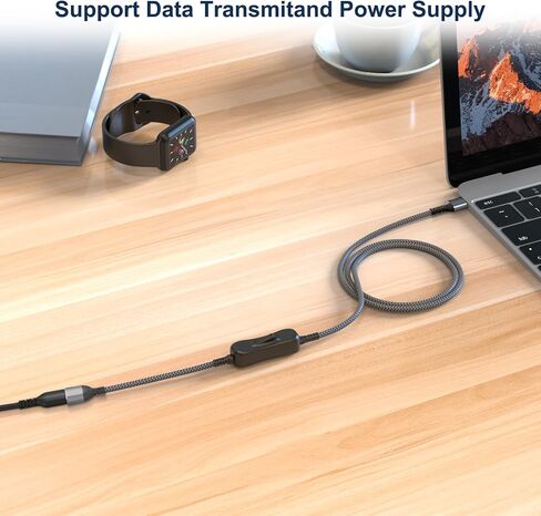 كابل تمديد USB RUXELY مع مفتاح تشغيل/إيقاف بطول 10 أقدام، اكتب سلك شاحن الطاقة ذكر إلى أنثى، خط موسع محول وحدة التحكم لمصباح مكتب LED، وشرائط LED، ومروحة USB، والضوء وما إلى ذلك. طويل in Kuwait