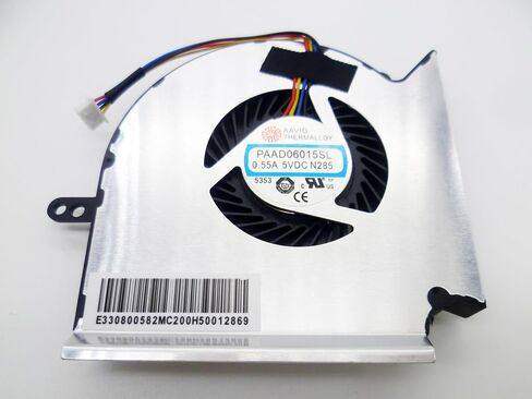 استبدال وحدة مروحة تبريد وحدة المعالجة المركزية متوافقة مع MSI GE75 WE75 GE63 GE73 GP73 GE63VR 7RE 7RF GE73VR 16P1 17C1 17E2 Series PAAD06015SL N417 N383 in Saudi Arabia