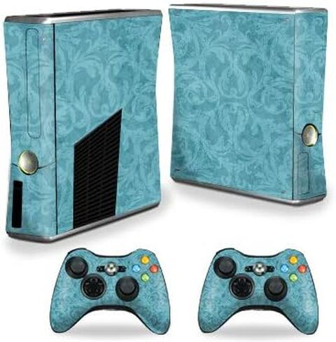 MightySkins Skin Compatible with Xbox 360 S Console - Face Tiles | Protective, Durable, and Unique Vinyl Decal wrap Cover | Easy to Apply, Remove, and Change Styles | Made in The USA in Saudi Arabia