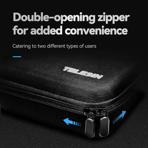 TELESIN° Carry Case Carrying Bag for DJI Osmo Pocket 3 Accessories, Middle Size Large Capacity Storage Travel Starter Accessory for DJI Camera Accessory in Saudi Arabia