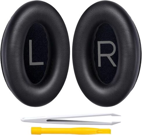 Replacement Ear Pads for Bose QuietComfort 45 (QC45)/QuietComfort SE (QC SE)/New QuietComfort Wireless Over Ear Headphones, Earpads Cushions with Softer Leather and Thicker Memory Foam in Saudi Arabia