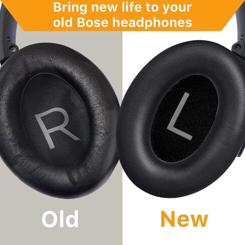 Replacement Ear Pads for Bose QuietComfort 45 (QC45)/QuietComfort SE (QC SE)/New QuietComfort Wireless Over Ear Headphones, Earpads Cushions with Softer Leather and Thicker Memory Foam in Saudi Arabia