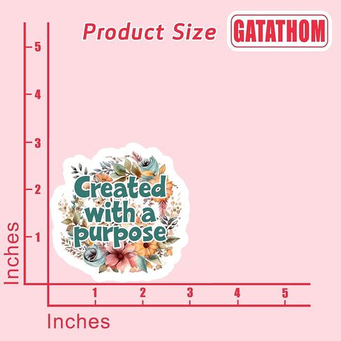 (3PCS) Praise The Lord Sticker Christian Faith Stickers Decals Decor Laptops, Tumblers, Scrapbooks, Water Bottle, Religious Sticker, Waterproof Vinyl Decal 3" x 3" in Kuwait