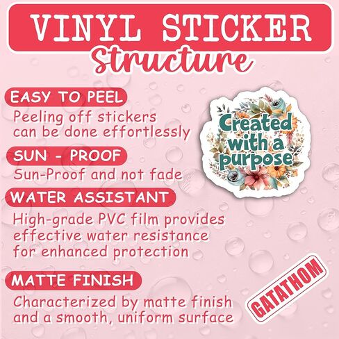 (3PCS) Praise The Lord Sticker Christian Faith Stickers Decals Decor Laptops, Tumblers, Scrapbooks, Water Bottle, Religious Sticker, Waterproof Vinyl Decal 3" x 3" in Kuwait