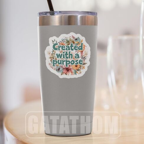 (3PCS) Praise The Lord Sticker Christian Faith Stickers Decals Decor Laptops, Tumblers, Scrapbooks, Water Bottle, Religious Sticker, Waterproof Vinyl Decal 3" x 3" in Kuwait