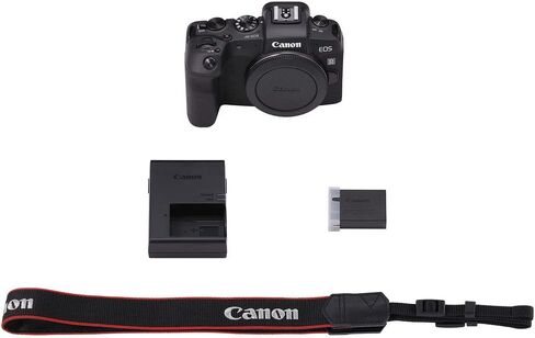 كاميرا Canon EOS RP الرقمية بدون مرآة (الهيكل فقط) (3380C002) + عدسة Canon RF مقاس 50 مم f/1.8 STM + بطاقة ذاكرة سعة 64 جيجابايت + حقيبة + طقم مرشح + برنامج Corel للصور + 2 بطارية LPE17 + المزيد (متجددة) in Saudi Arabia