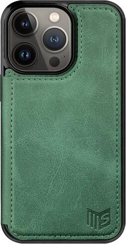 SUANPOT for iPhone 13 Pro Max Wallet case 6.7 5G with RFID Blocking Credit Card Holder,Flip Book PU Leather Phone case Shockproof Cover Cellphone Women Men for Apple 13 Promax case Wallet Blue Green in Saudi Arabia