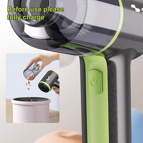 helloleiboo Mini Vacuum Cleaner 9000PA Hand Vacuum Cordless Rechargeable 3 in 1 Portable Car Vacuum Wireless Handheld Car Vacuum Cleaner for Car Home Office Pet in Saudi Arabia