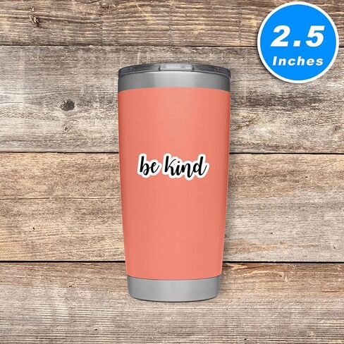 Be Kind Sticker Inspirational Quotes Stickers - 3 Pack - Set of 2.5, 3 and 4 Inch Vinyl Laptop Stickers - for Laptop, Phone, Water Bottle, Car & More Decal (3 Pack) S4226-3Pack in Kuwait