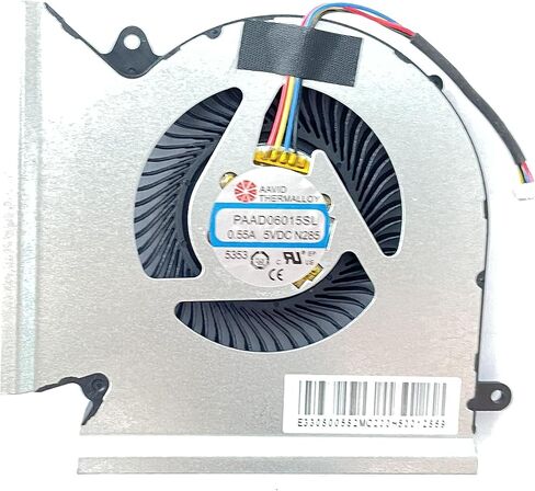 مروحة تبريد وحدة المعالجة المركزية + وحدة معالجة الرسومات البديلة لـ MSI GE66 10SGS 10SFS 10SF 10UH 10UG 10UE 11UH GP66 Leopard 10UH 10UG 11UG 11UE GL66 MS-1541 MS-1542 Series PABD08008SH N453 PABD08008SH N454 in Saudi Arabia