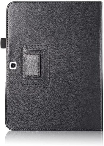 غطاء لجهاز Samsung Galaxy Tab 4 10.1 SM-T530 T531 T535 T537، حافظة رفيعة للغاية من جلد البولي يوريثان خفيفة الوزن لهاتف Samsung Galaxy Tab 3 10.1 GT-P5200 P5210 P5220 (أسود) in Saudi Arabia