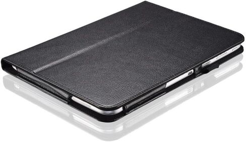 غطاء لجهاز Samsung Galaxy Tab 4 10.1 SM-T530 T531 T535 T537، حافظة رفيعة للغاية من جلد البولي يوريثان خفيفة الوزن لهاتف Samsung Galaxy Tab 3 10.1 GT-P5200 P5210 P5220 (أسود) in Saudi Arabia