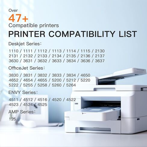 خرطوشة حبر بديلة معاد تصنيعها من E-ZInk (TM) لـ HP 63XL 63 XL للاستخدام مع طابعة Officejet 3830 5255 4650 3833 Envy 4520 Deskjet 1112 3637 3630 3634 (1 أسود، 1 ثلاثي الألوان) in Saudi Arabia